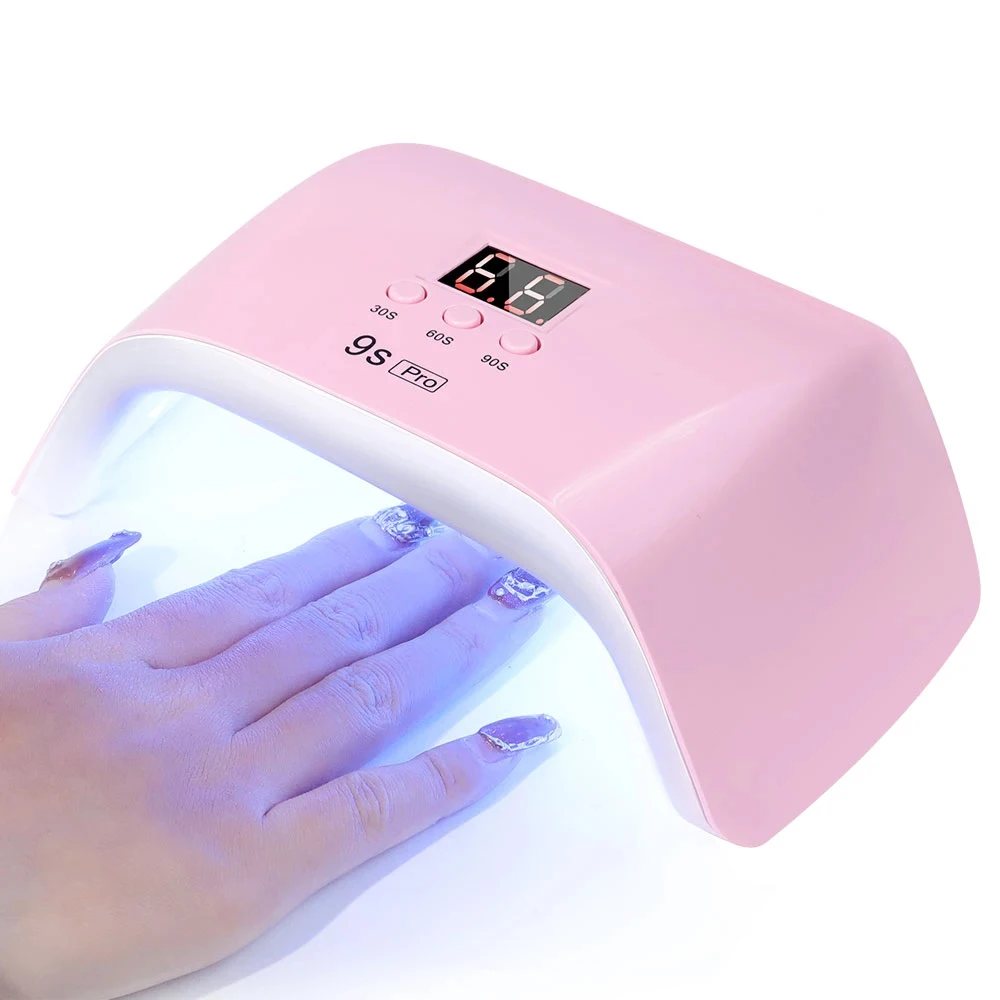 LINMANDA 120 واط LED مجفف الأظافر UV LED مسمار مصباح مع شاشة الكريستال السائل المهنية LED مسمار مصباح هلام مسمار مصباح LED الأشعة فوق البنفسجية مجفف الأظافر