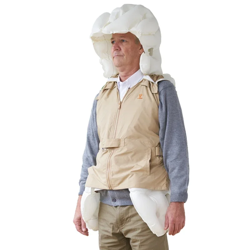 Anti-drop vest for the elderly, airbag anti-fall safety vest, intelligent reuse protection