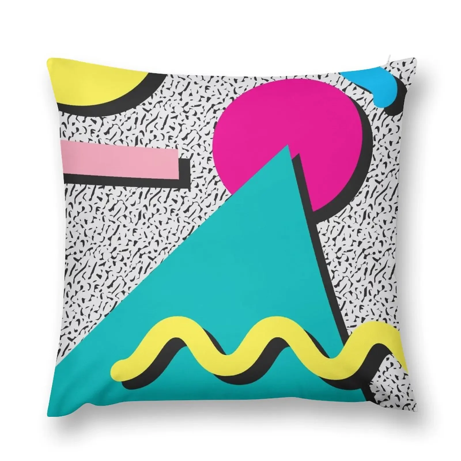 1980s Abstract Pattern Throw Pillow Sofas Covers Luxury Pillow Case pillow