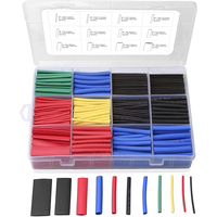 560PCS Heat Shrink Tubing 2:1 Eventronic Electrical Wire Cable Wrap Assortment Electric Insulation Heat Shrink Tube Kit with Box