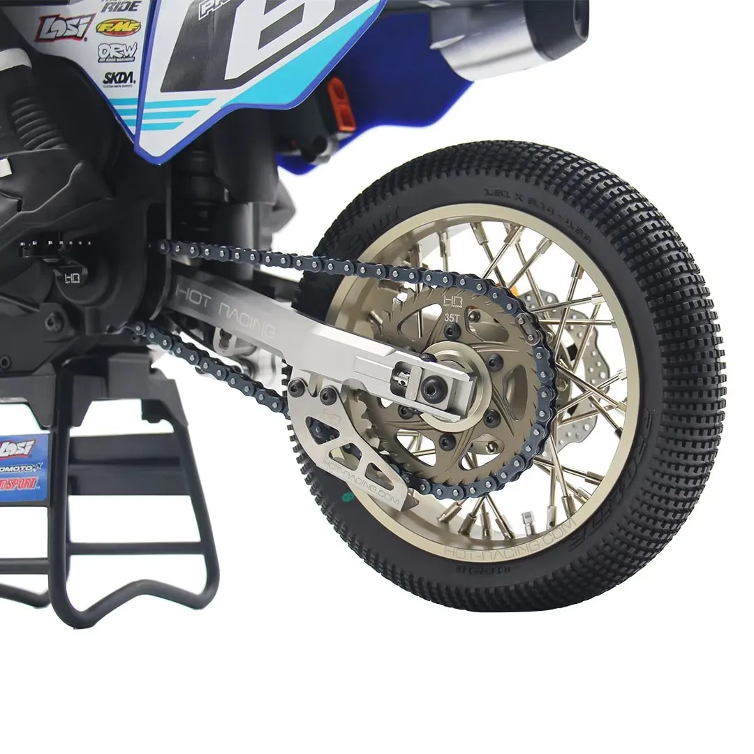 Losi 1:4 Promoto MX 용 핫 레이싱 7075 알루미늄 합금 오토바이 하드 필름 산화 허브