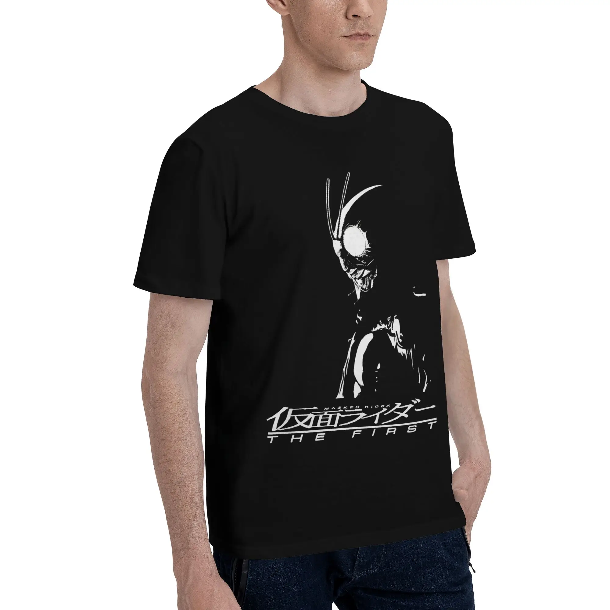 The First  Novelty 100% Cotton T-Shirt Bandai Kamen Rider Tees Tops For Men