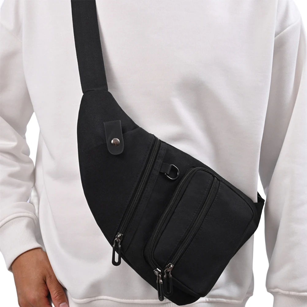 

Anti Theft Travel Bag Multi-pocket Chest Bag Large Capacity Crossbody Shoulder Bag Adjustable Strap Waterproof for Women Men