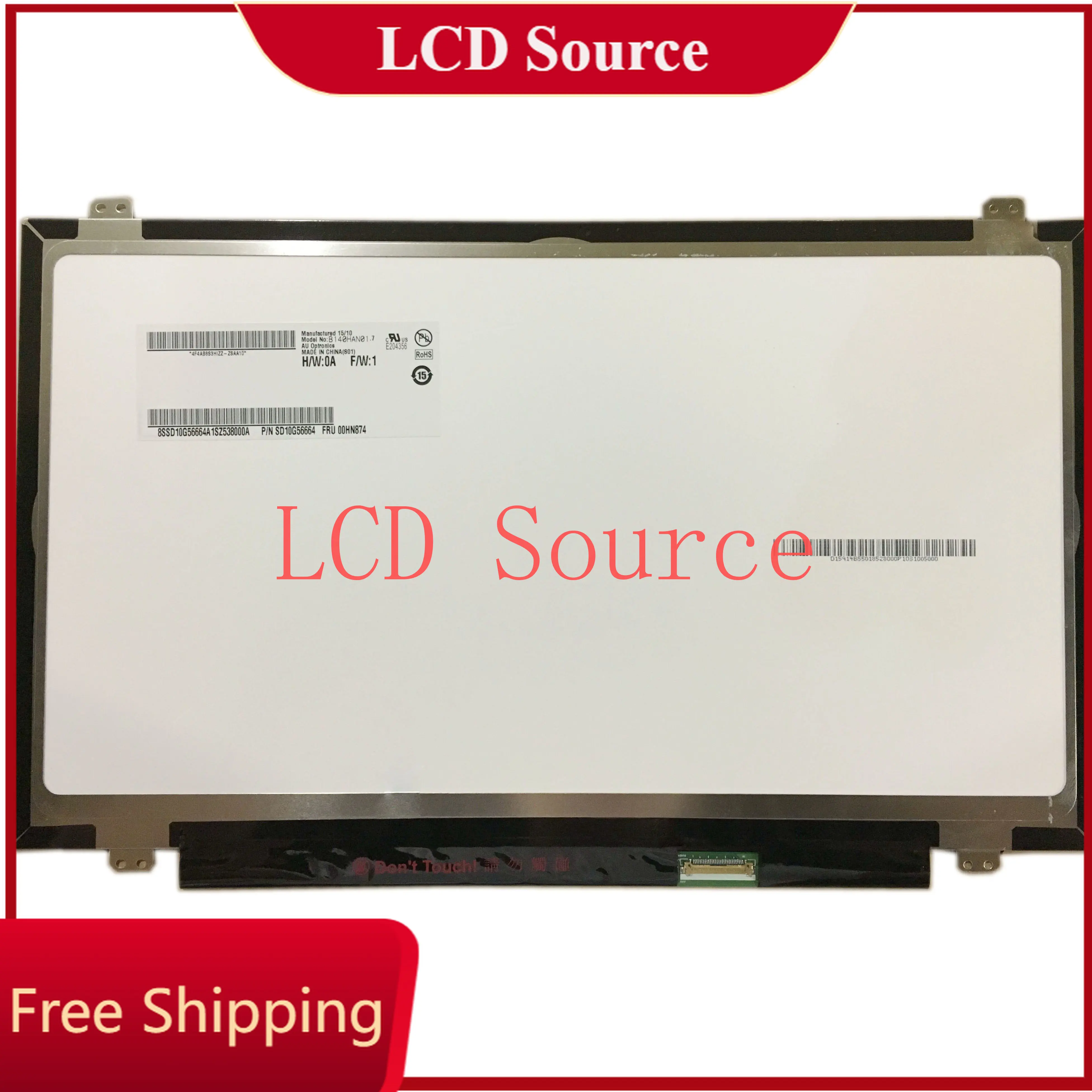 

B140HAN01.7 fit B140HAN01.8 30 PIN IPS Laptop LCD SCREEN PANEL LED Display Screen NEW