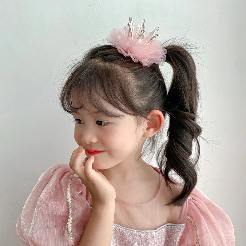 Big Crown Baby Hair Clips Cute Lace Girls Princess Hairpins Barrettes Kids Hair Accessories