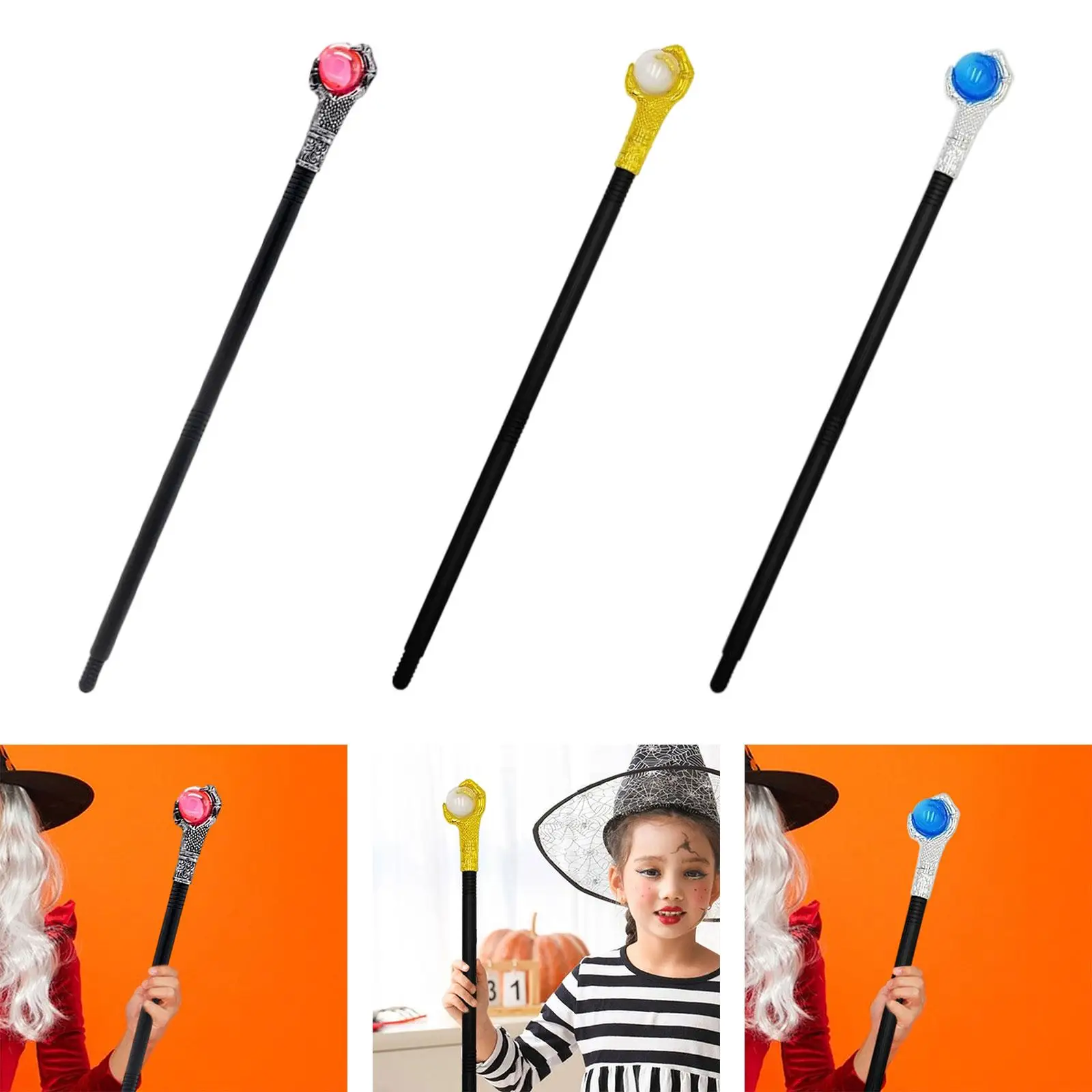 Halloween-kostuum wandelstok voor festivals Stage Performance Show verjaardag