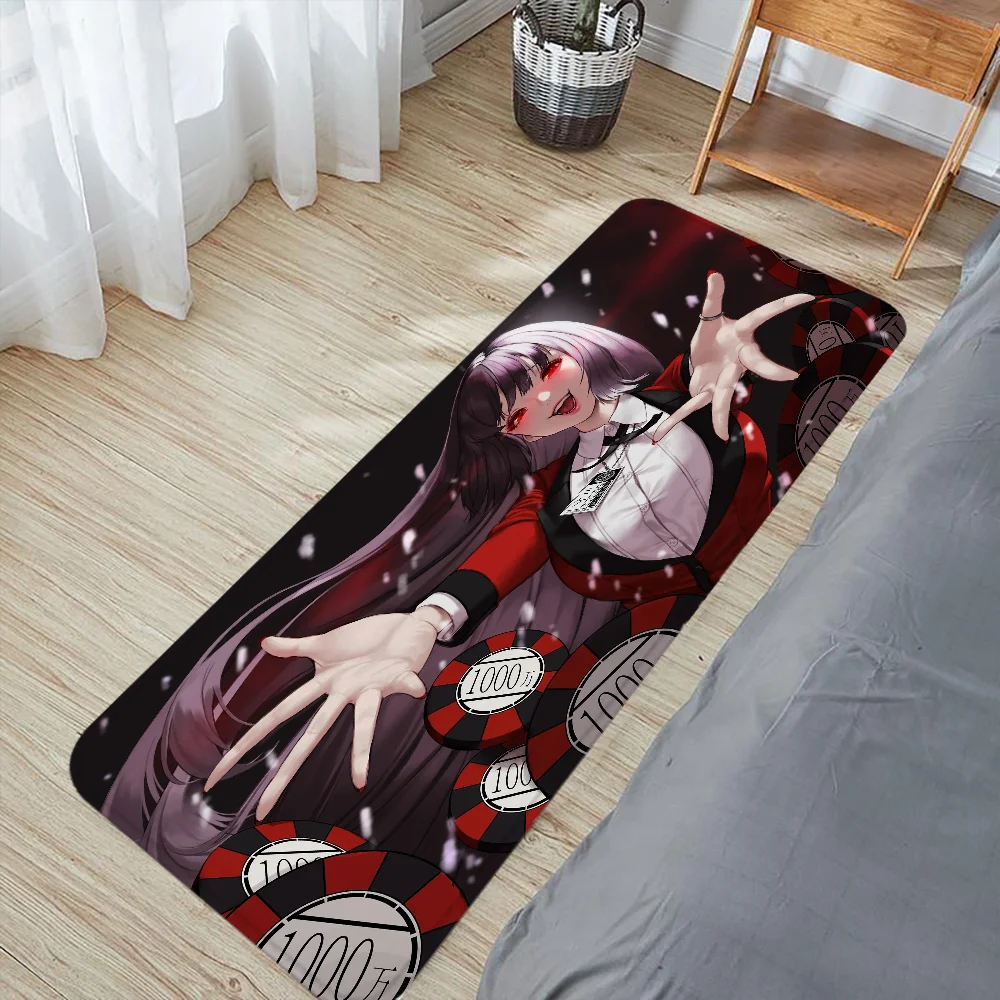 J-Jabami Yumeko Prayer Rug Children Room Mat Entrance Doormat Kitchen Carpet Bedroom Mats Custom Home Carpets Rugs Bath Foot