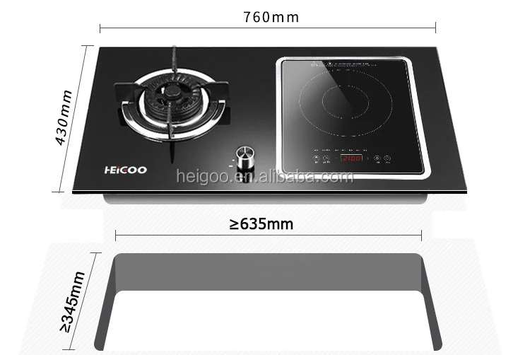 

High Quality Built-In 2 Burners Detachable Smooth Electric Ceramic Gas Stove