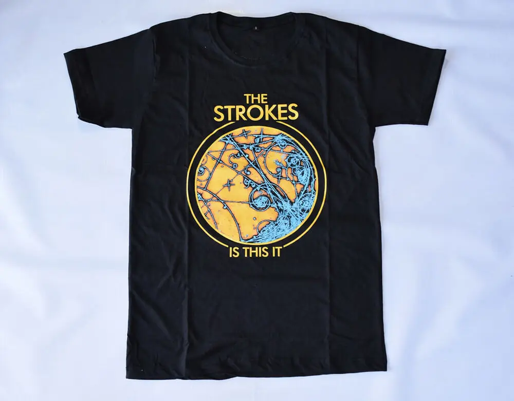 THE STROKES Is This It Black Men S-234XL T-shirt  Unisex T-shirts  brand vintage