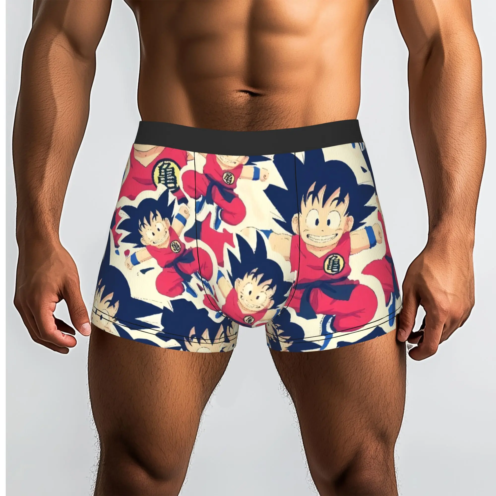 Childhood Goku Pattern Dragon Ball Underpants Homme Panties Man Underwear Ventilate Shorts Boxer Briefs