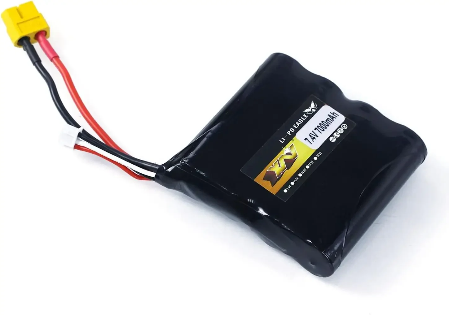 Batería LiPo 7.4V 7000mAh – Para Tanque RC Henglong 1/16