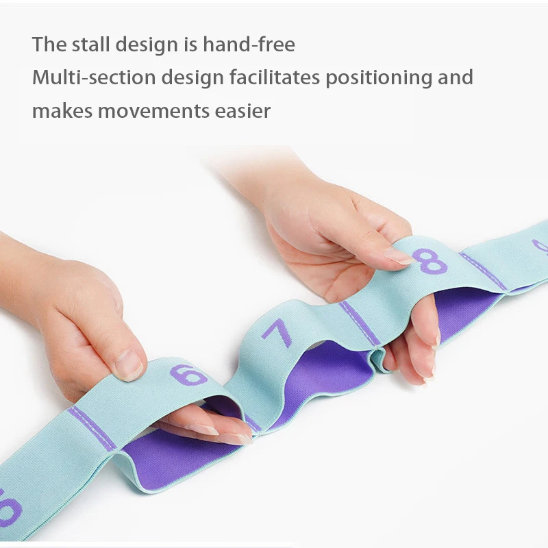 Yoga Band Stretching Fabric Long Slimming Resistance Band Auxiliary Stretching Belt Adult Latin Training Pilates Elastic Bands