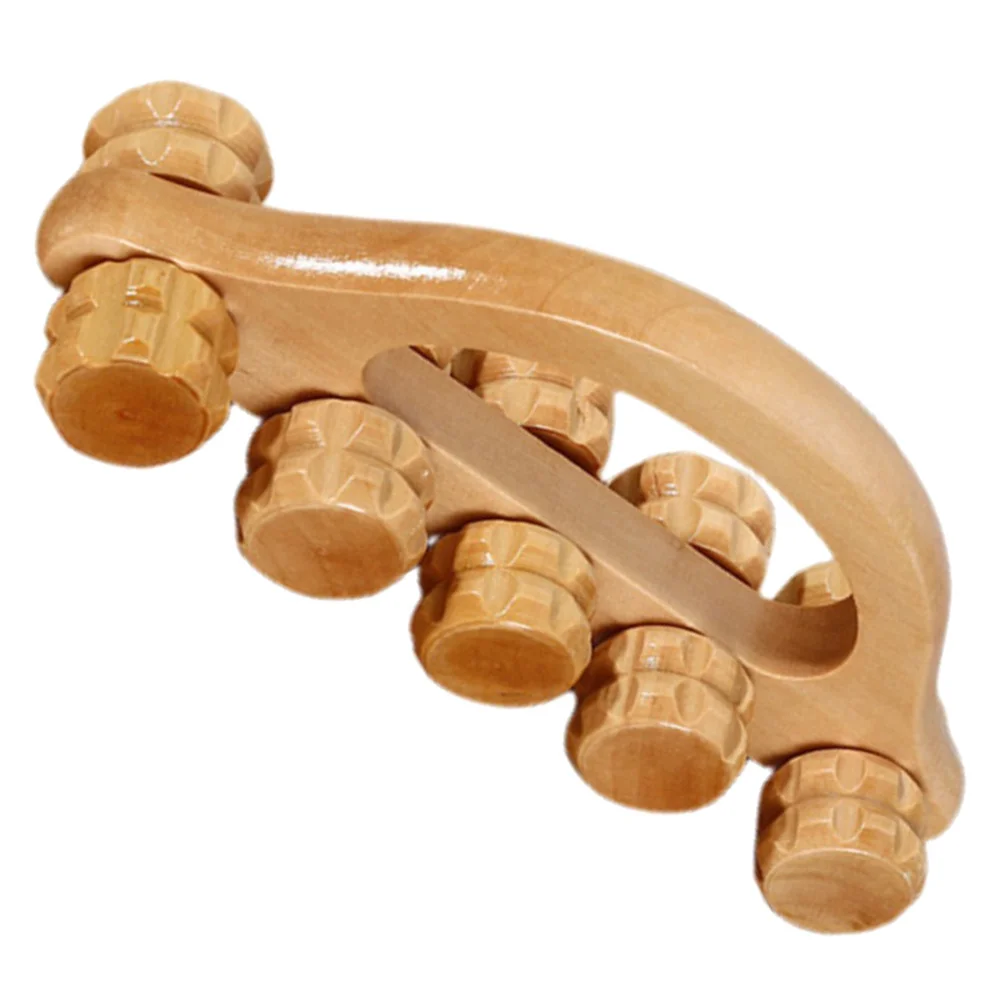 

Деревянный массажный ролик, ручной ролик для расслабления мышц, ручной инструмент для массажа тела, облегчение боли в глубоких тканей