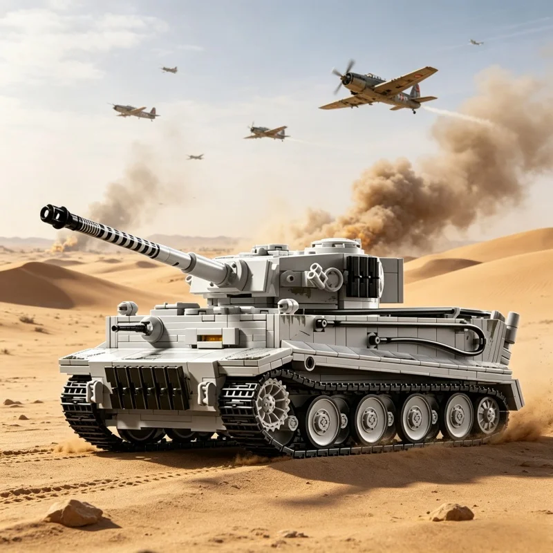 

1628Pcs Tiger Heavy Tank Creative Building Block Model Moc Boys' Toys Adults' Christmas Gift