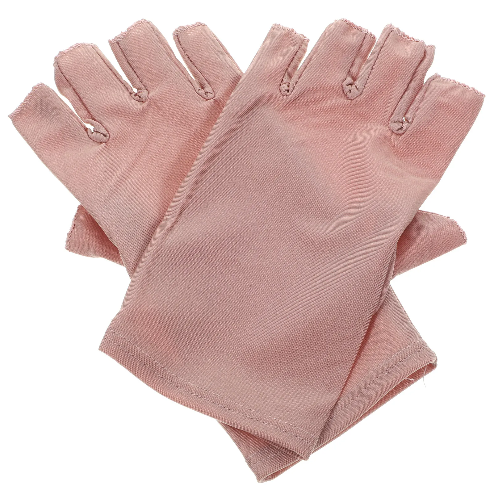 

1 пара перчаток для маникюра с защитой от УФ-излучения, дышащие хлопковые перчатки для защиты рук от гель-лака, термостойкие перчатки для работы с гель-лампой