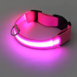 Led Usb Dog Collar Pet Dog Night Luminous Charge Collar Led Night Safety Flashing Glow Dog Loss Prevention Collar Pet Accessorie