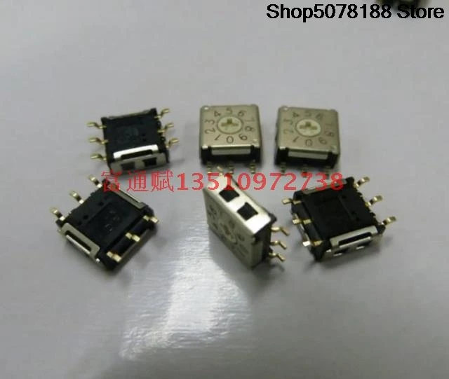 Original Taiwan Yuanta DIP 0-9 rotary switch Digital switch 3:3 patch code switch ring code switch