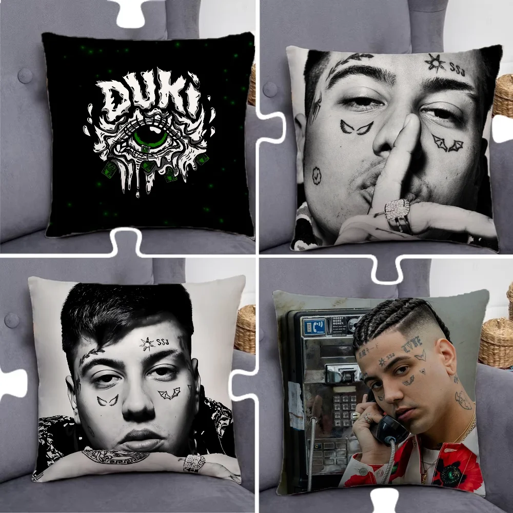 

D-Duki Rapper Pillow Case Pillowcase Home Sofa Cushions Car Cushions Pillowcover Office Pillowshell Pillow