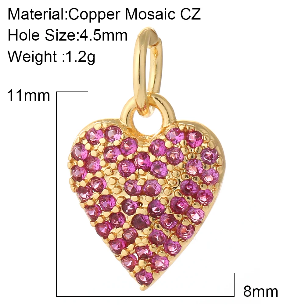 Cute Rainbow Love Charms for Jewelry Making  Gold Color Bowknot Charm DIY Women\'s Necklace Bracelet Pendant Talisman Dijes