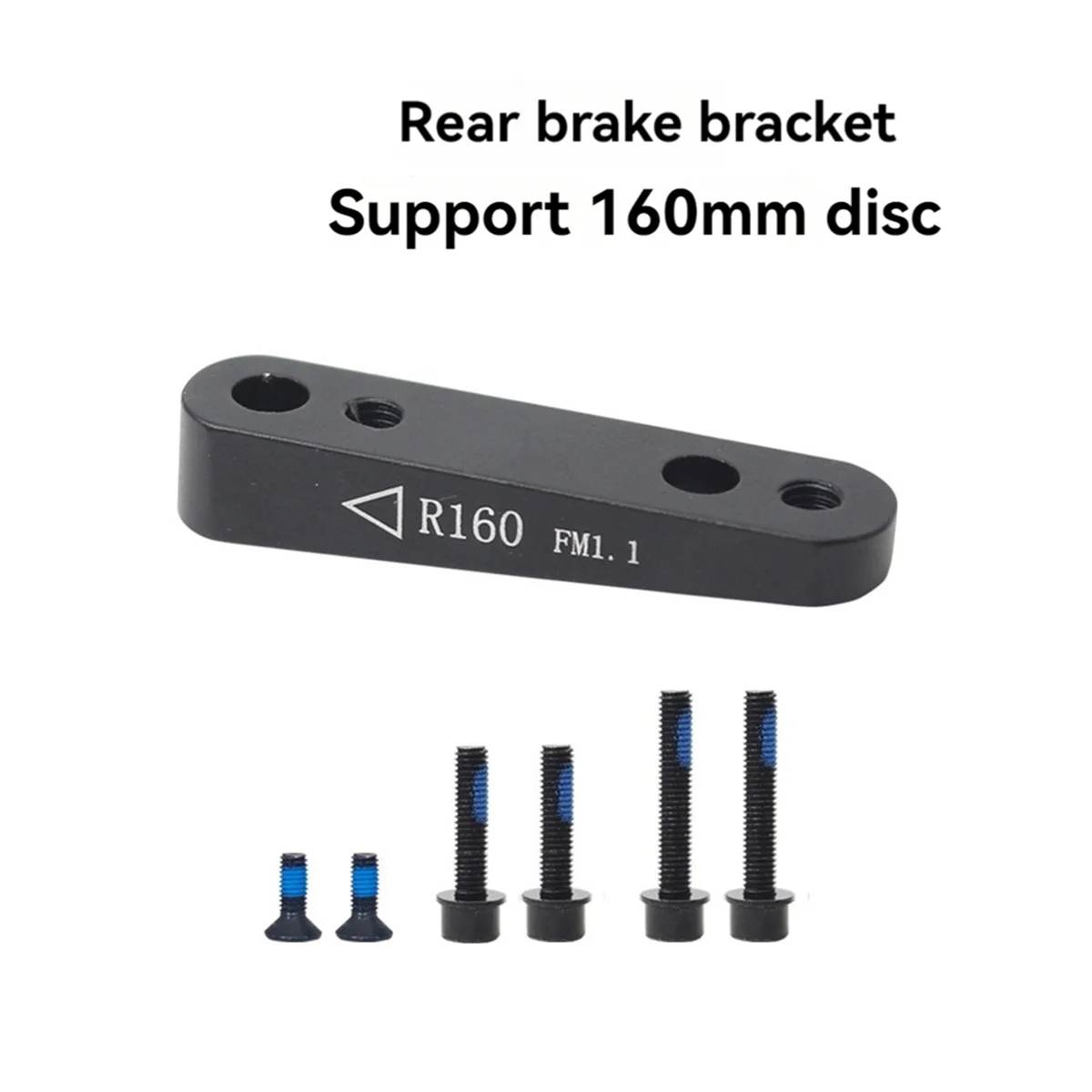 A06T-Flat Disc Brake Mount Adapter for 140 160 mm Road Bike Mountain Bike Rear Disc Brake Caliper Mount Adapter