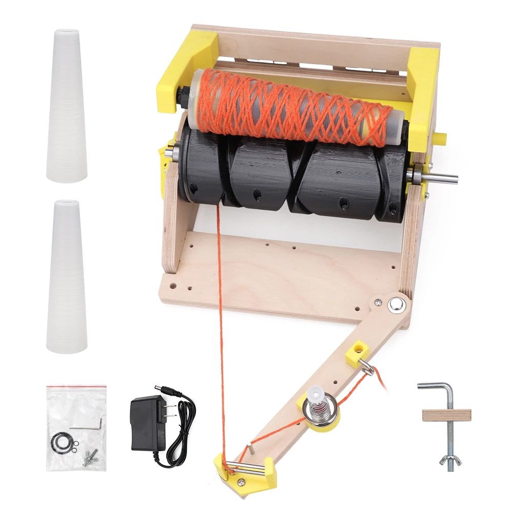 Household Automatic Yarn Winder Machine Desktop Wool Cone Winding Rewinding Tool for Knitting Crochet DIY Craft