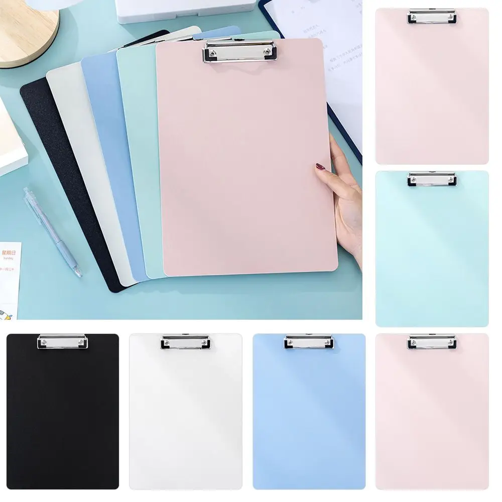 

1PCS A4 File Folder Paper Clipboard Writing Pad Splint Memo Clip Board Document Holder Student School Office Stationery Supplies