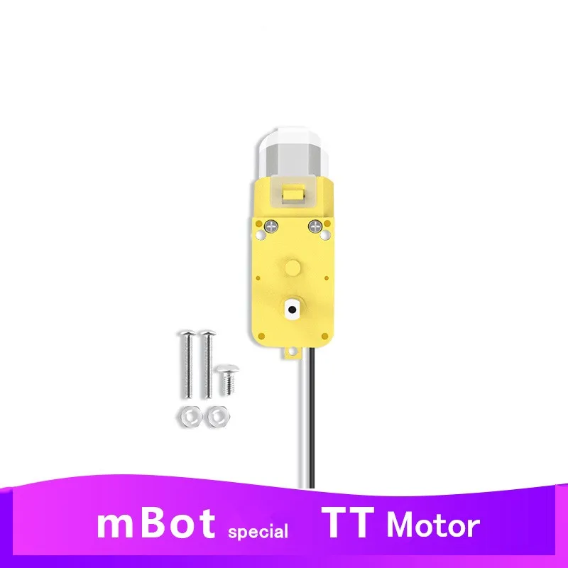

mbot/makex robot motor TT motor 48:1 6V 200rpm/ 6V 312RPM Event dedicated TT motor