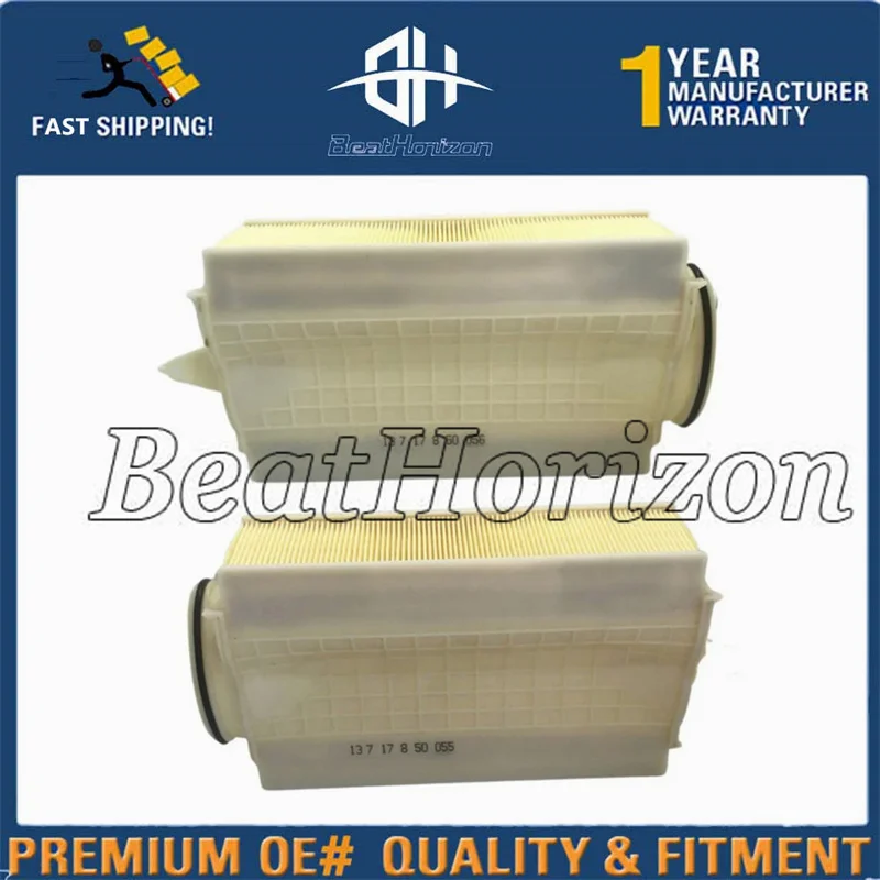 Air Filter 13717850056,13717850055 For BMW X5 X6 3.0L 4.4L F85 F86 M 2015 2016