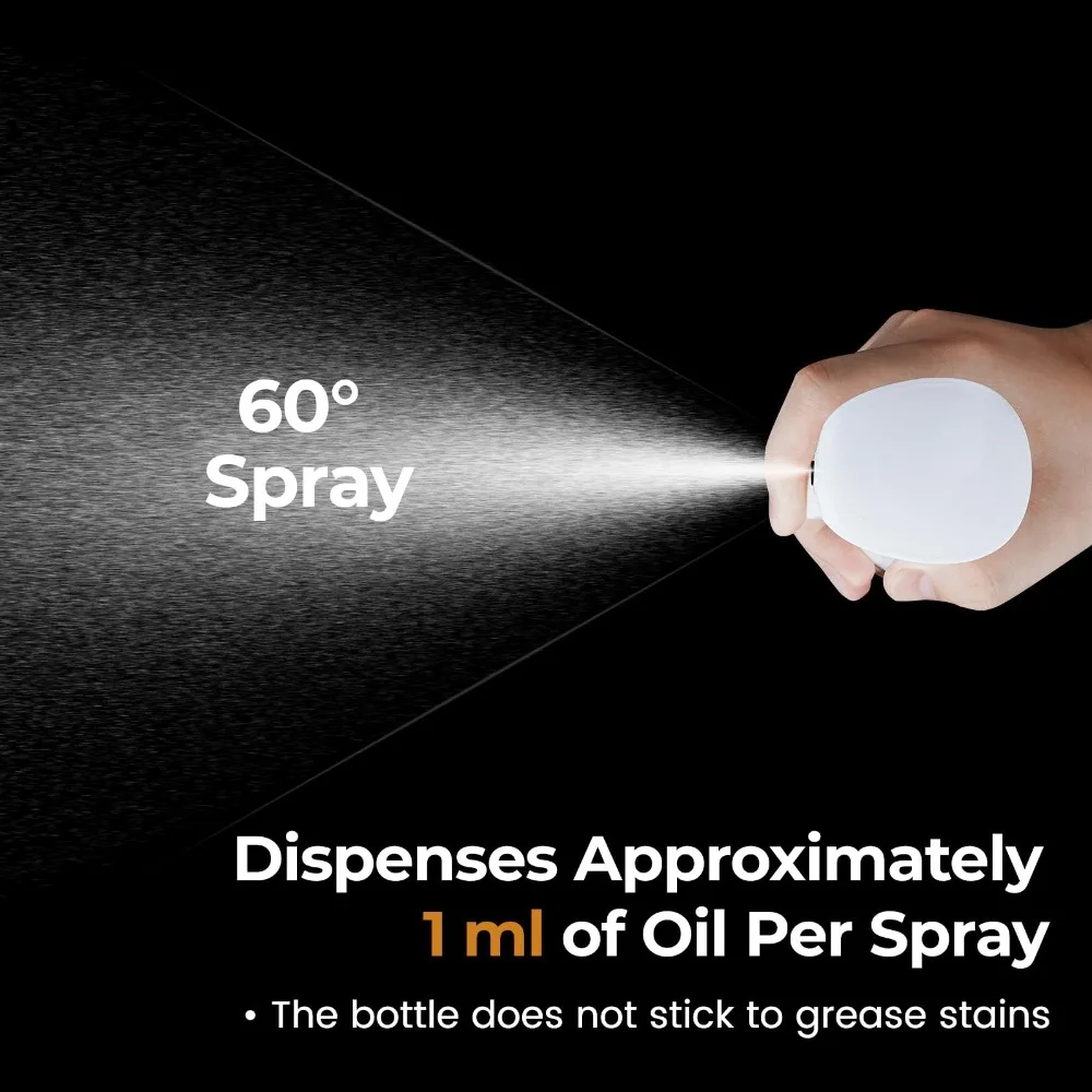 300ML Oil Sprayer Premium Metered Olive Oil Spray Bottle for Cooking Food Prep Salad BBQ & Air Fryer Use Kitchen Gadgets