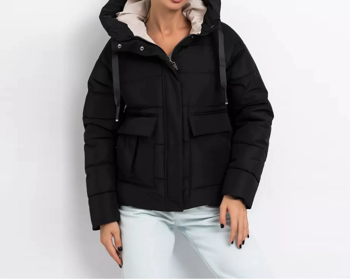 2025 New Short Bread Jacket Women's Winter Cotton Jacket Trend Simple