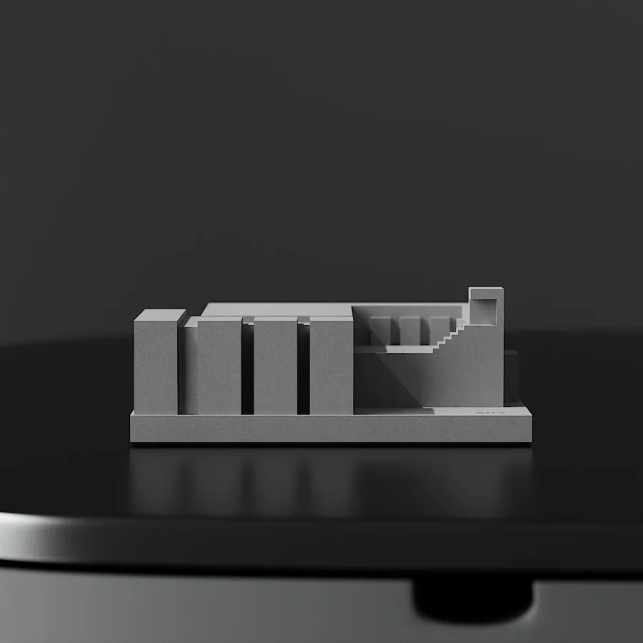 Liu Jiakun Luyeyuan Concrete Architectural Model Pritzker Prize Decorative Ornament Home Office Art Sculpture Display Gift