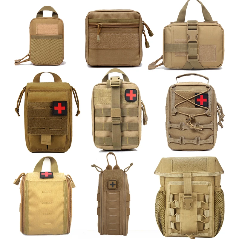 

EDC Medical Bags Molle Tactical Pouch First Aid Kits Outdoor Army Car Emergency Camping Survival Pouch EMT Utility Pack