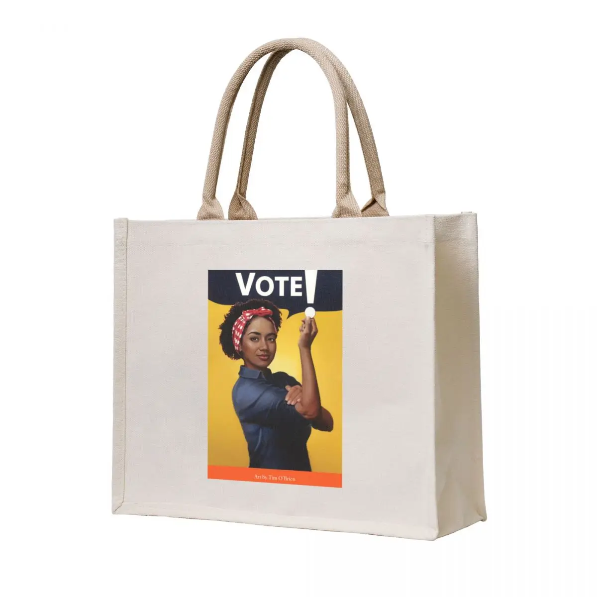 

Tim O'Brien Vote Tote Bag Canvas Women bags Candy bags