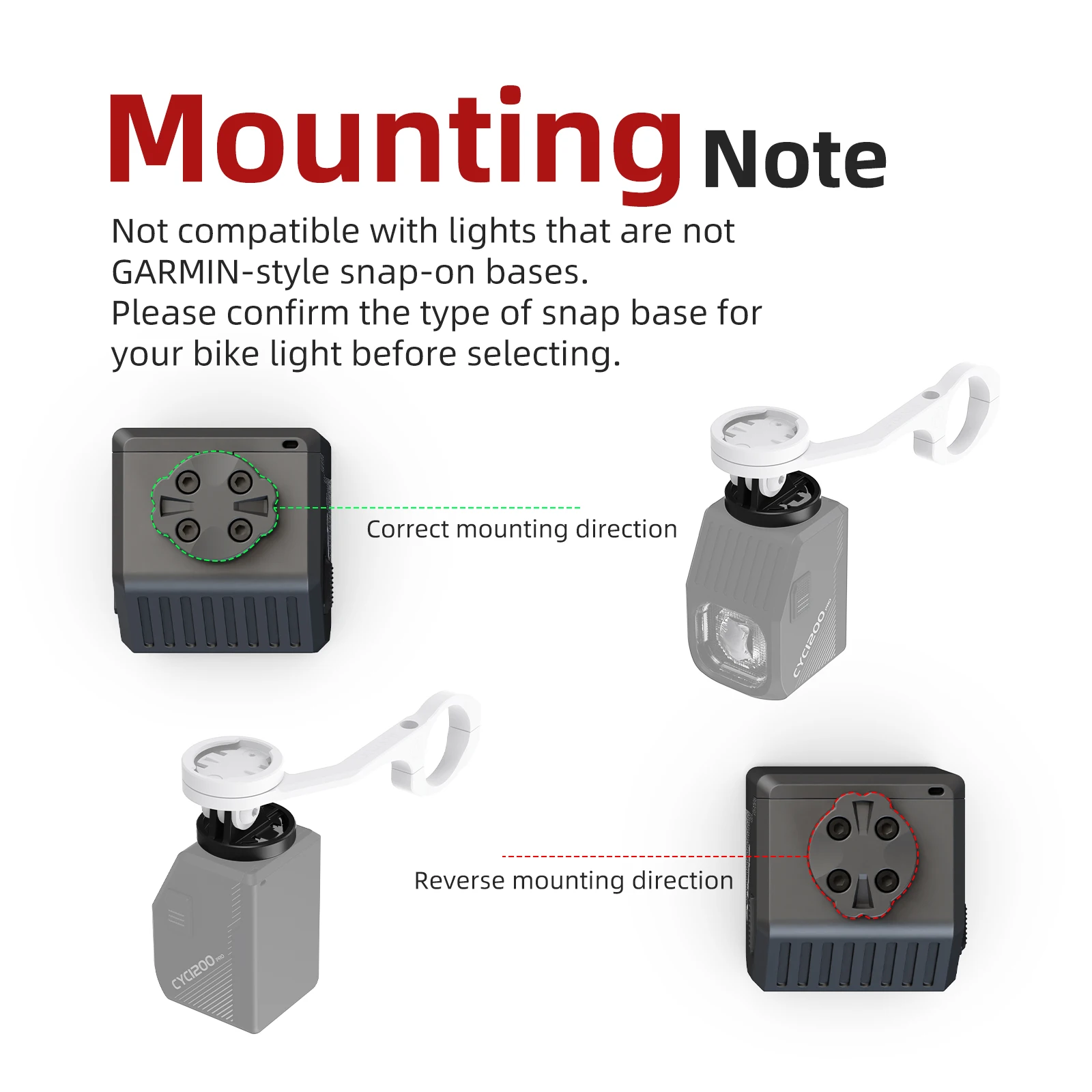 CYCLAMI 自転車カメラ Gopro マウントホルダーブラケットサイクリングフロントライトブラケットカメラスタンド交換アクセサリー