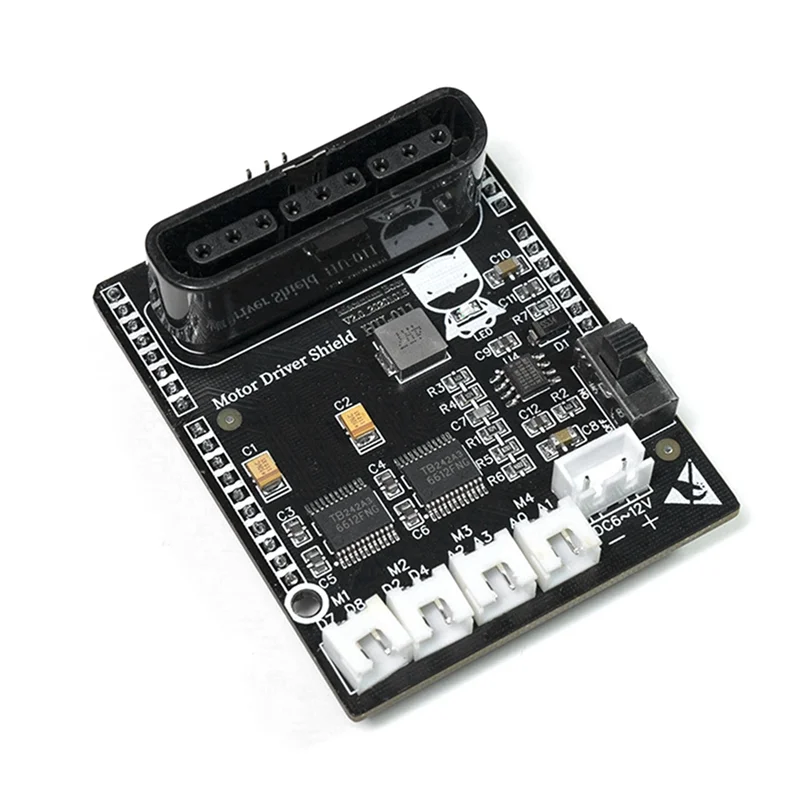DC 6-12V 4-Way Motor Driver Module High Performance Motor Drive Extension Development Board For Car Model-ABIU