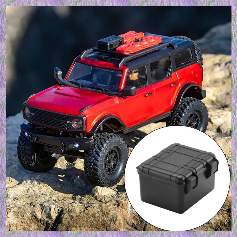 L81A 2025-3 Pz Plastica Rc Auto Scatola di Immagazzinaggio Strumento di Decorazione Per Traxxas Trx4 Axial Scx10 90046 D90 1/10 Rc Crawler Accessori