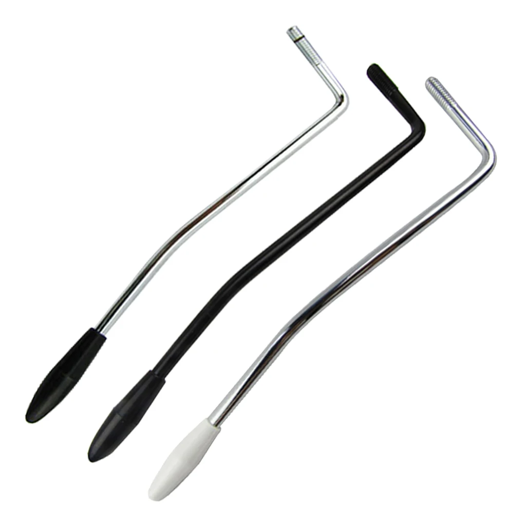 FLEOR 1pcs Electric Guitar Tremolo Arm 6mm Whammy Bar for Tremolo Bridge Guitar Accessories Black/Silver choose