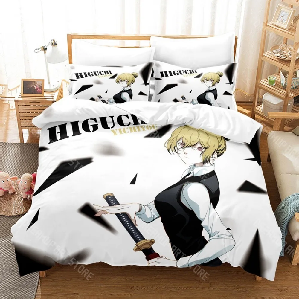 3D Printed Bungo Stray Dogs Anime Nakahara Bedding Set for Boys Girls Duvet Cover Twin Queen King Full Single Double Sizes