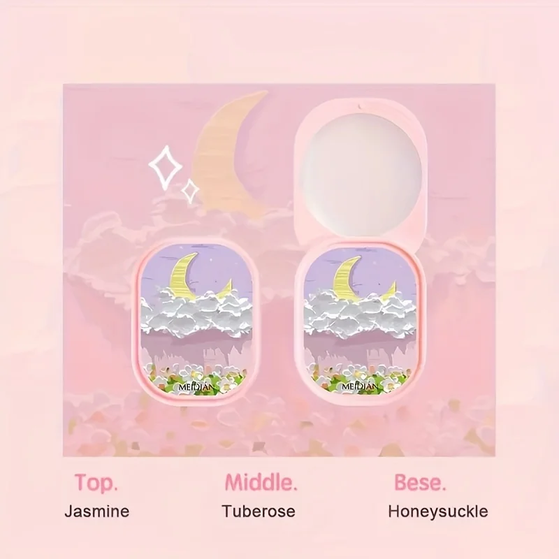 3pcs Solid Floral Fragrance Cream, Long-Lasting Fragrance, Portable, Multiple Fragrance Types, Daily Fragrance