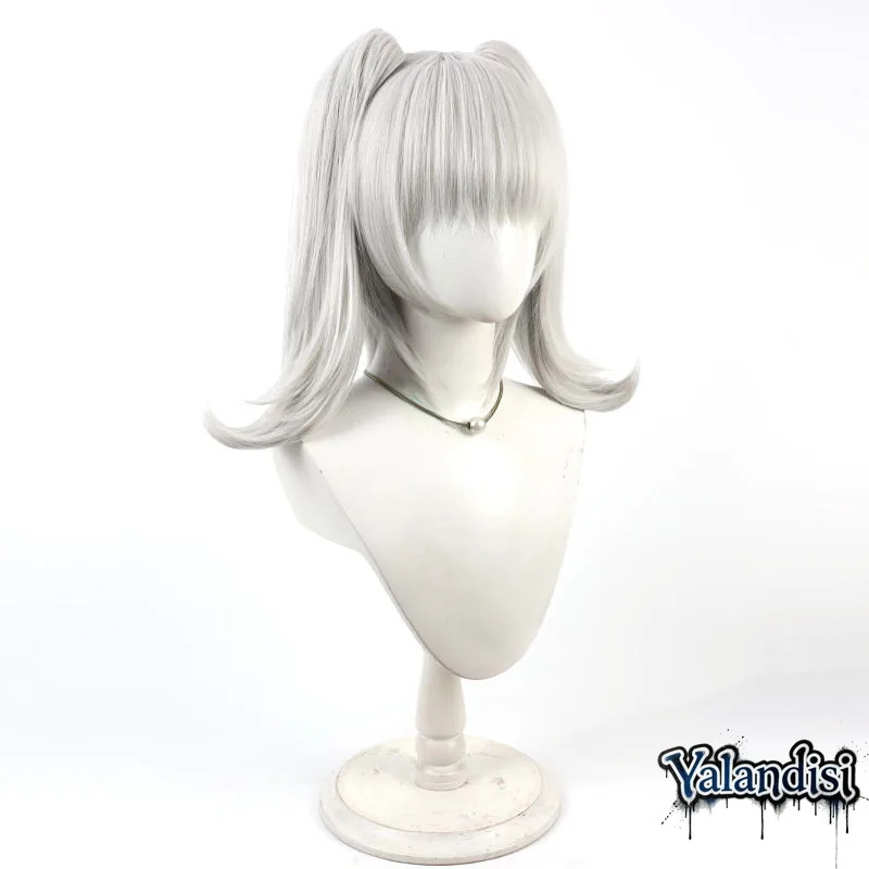 Yalandisi& NIJISANJI Virtual YouTube Vtuber AI Cos Cosplay Wig Halloween Carnival Party Props Synthetic Hair Heat Resistant Wigs