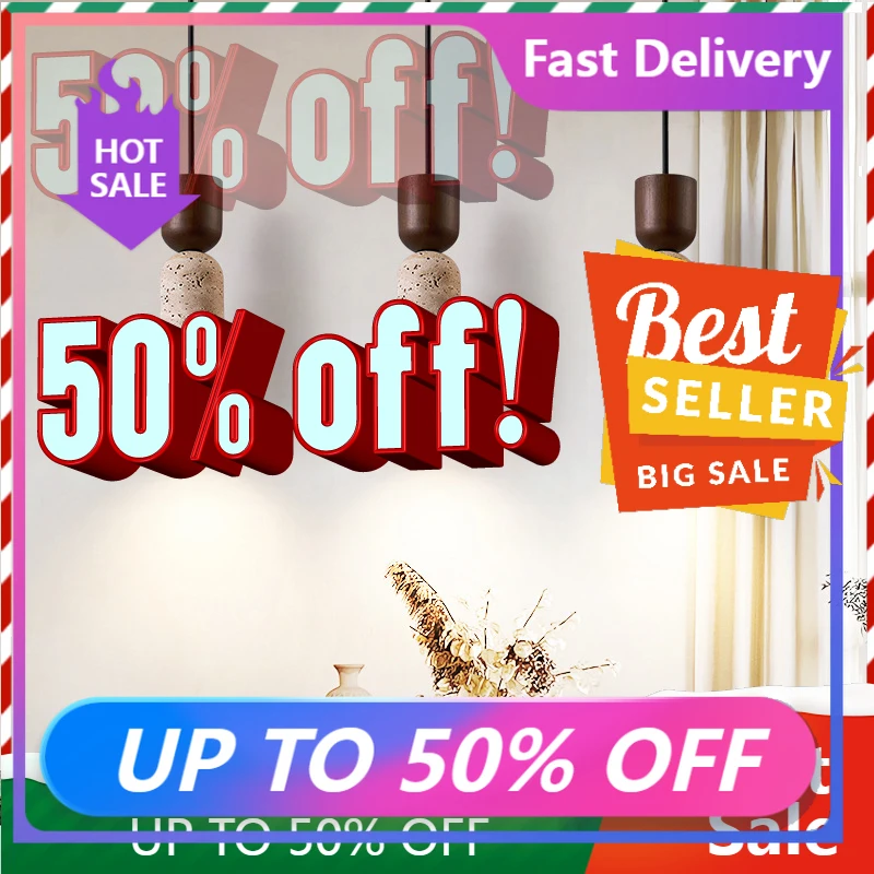 【 Быстрая доставка】Желтая пещерная каменная подвеска в стиле ретро, прикроватная тумбочка для спальни, может поднять атмосферный свет, японский ресторан-бар ваби-саби