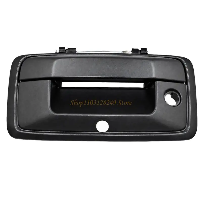 N5KD Recessed Pull Handle for Tailgate Repair, ABS Replacement 84203910 23128692 23448681 with Linkage Rod for Opening and