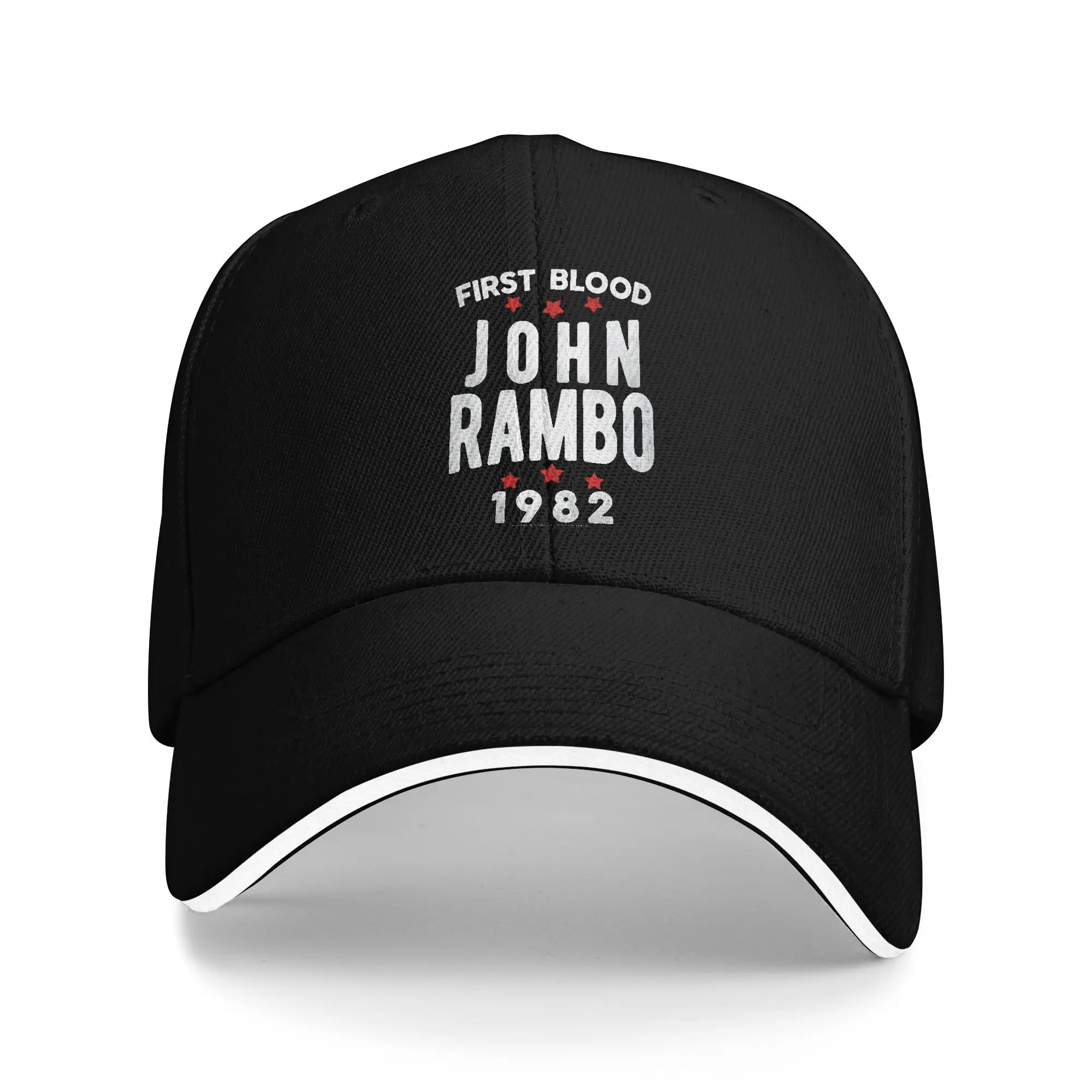 Summer New Baseball Cap John Rambos Merch For Men Women Trucker Cap Vintage  Sun Cap Adjustable Fit