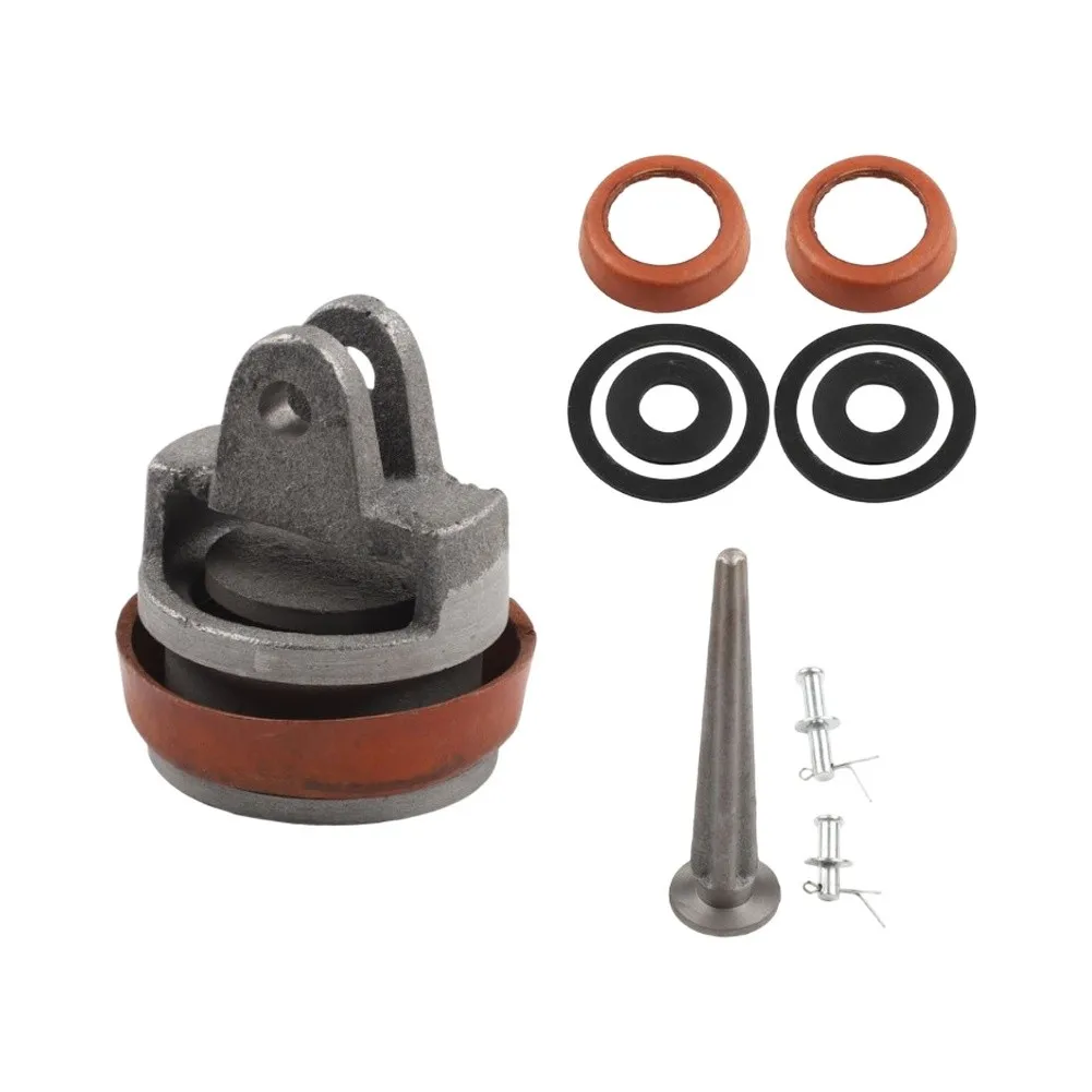 For Handle Pump Type 75 Piston for kit with Nose Piercing Valve Bolts Leather Cups Silicone Rubber Seals and Metal Washers