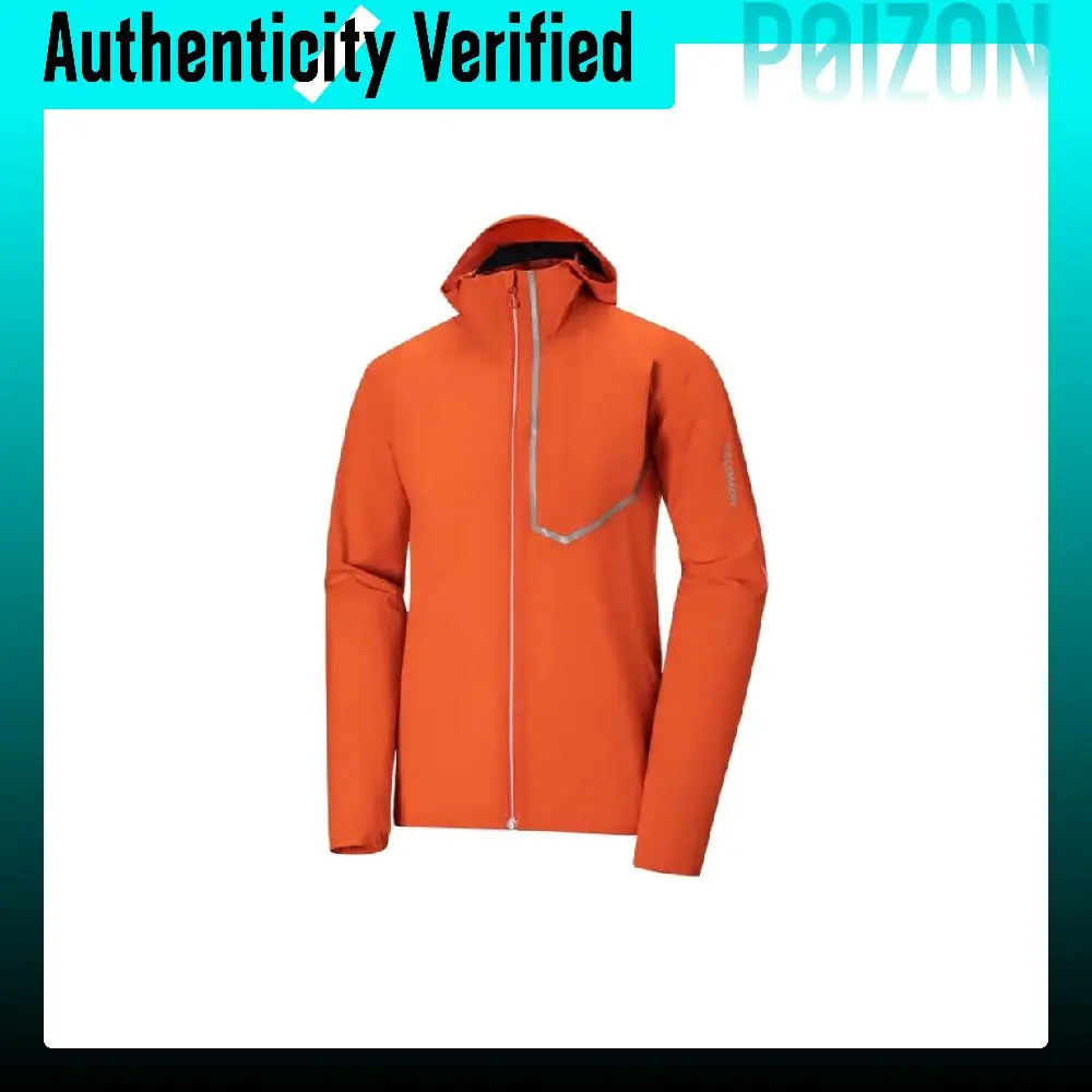 SALOMON Bonatti Trail JKT Running Coat Men's Tomato Red LC2271700