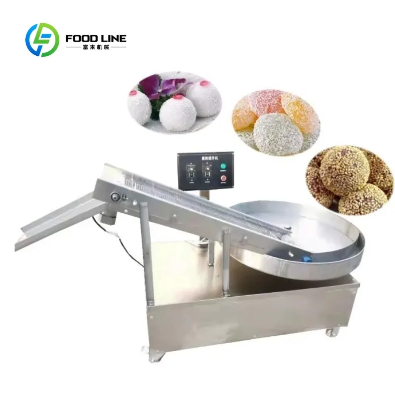 Máquina para Recubrir Alimentos con Pan Rallado, para Chuletas de Pollo y Cerdo, Bolas de Arroz Glutinoso y Rebozado de Harina