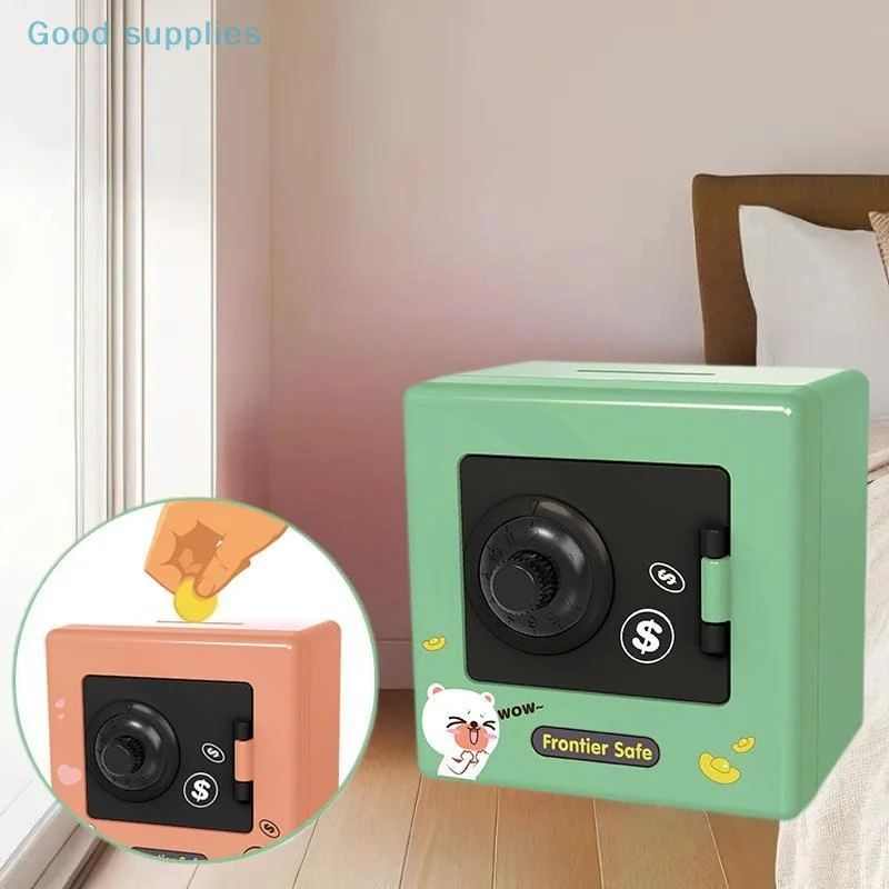Mini coffre-fort ATM, tirelire créative, mot de passe, pièces de monnaie numériques, dépôt d'argent, sécurité pour enfants, coffre-fort, meilleur cadeau du nouvel an