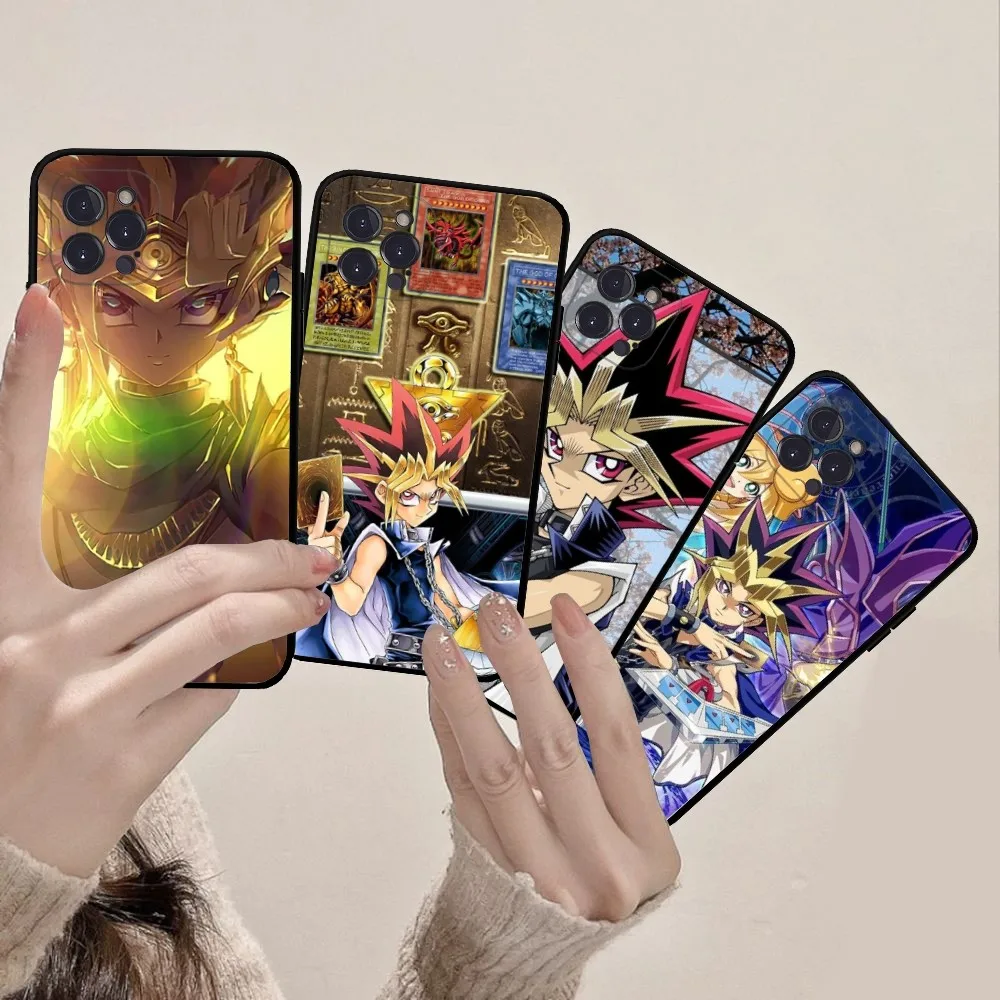 Anime Yu Gi Oh Yugioh Mousepad Silicone Soft for iphone 15 14 13 12 11 Pro Mini XS MAX 8 7 6 Plus X XS XR Cover