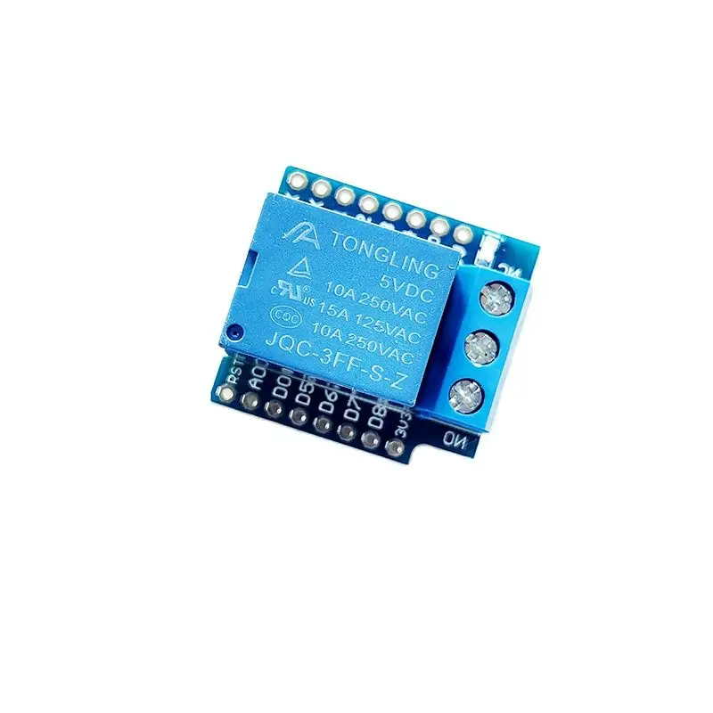 10PCS Relay Module for D1 Mini WiFi Expansion Board High-Level Trigger Learning Extension 1 Way