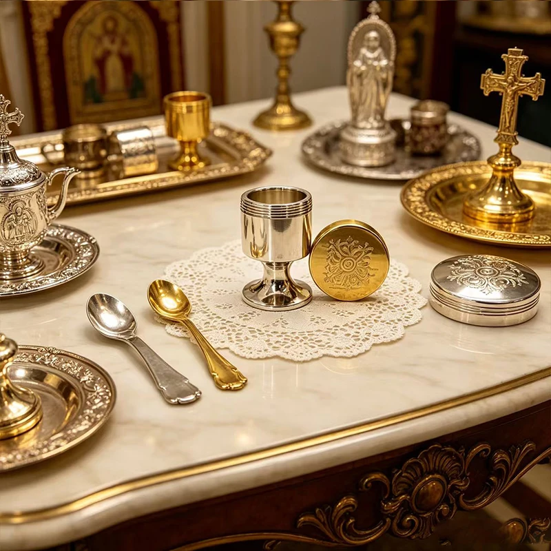 Новая портативная металлическа – обзор и цена Gold Cutlery Flatware